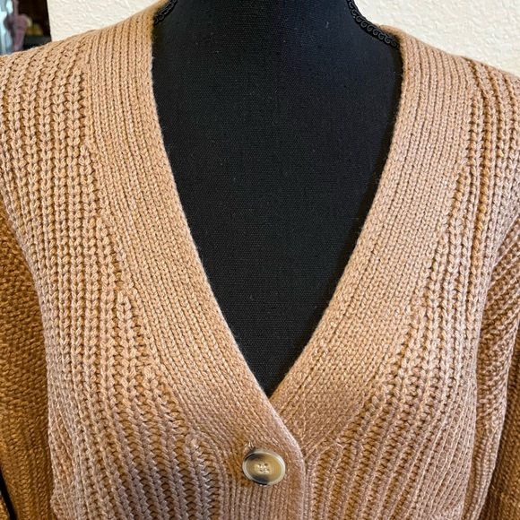COPY - Fashion Brown Cardigan Medium NWT - Picture 3 of 8